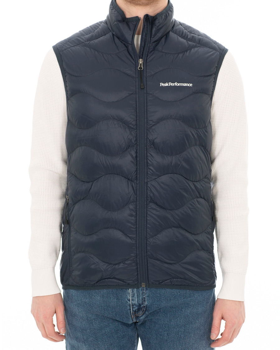 Homme | Manteaux Et Vestes | Peak Performance | Helium Vest Blue Shadow