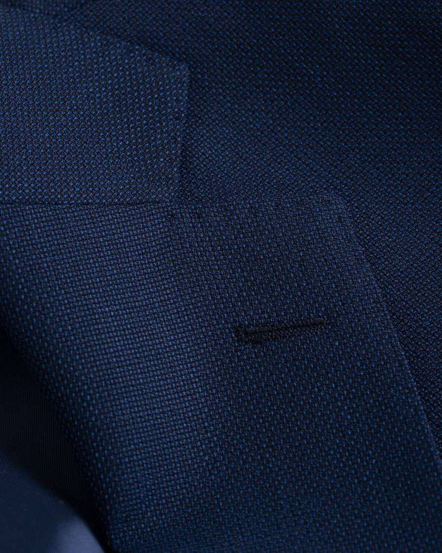 Homme | Blazers | Oscar Jacobson | Egel Wool Structure Blazer Navy
