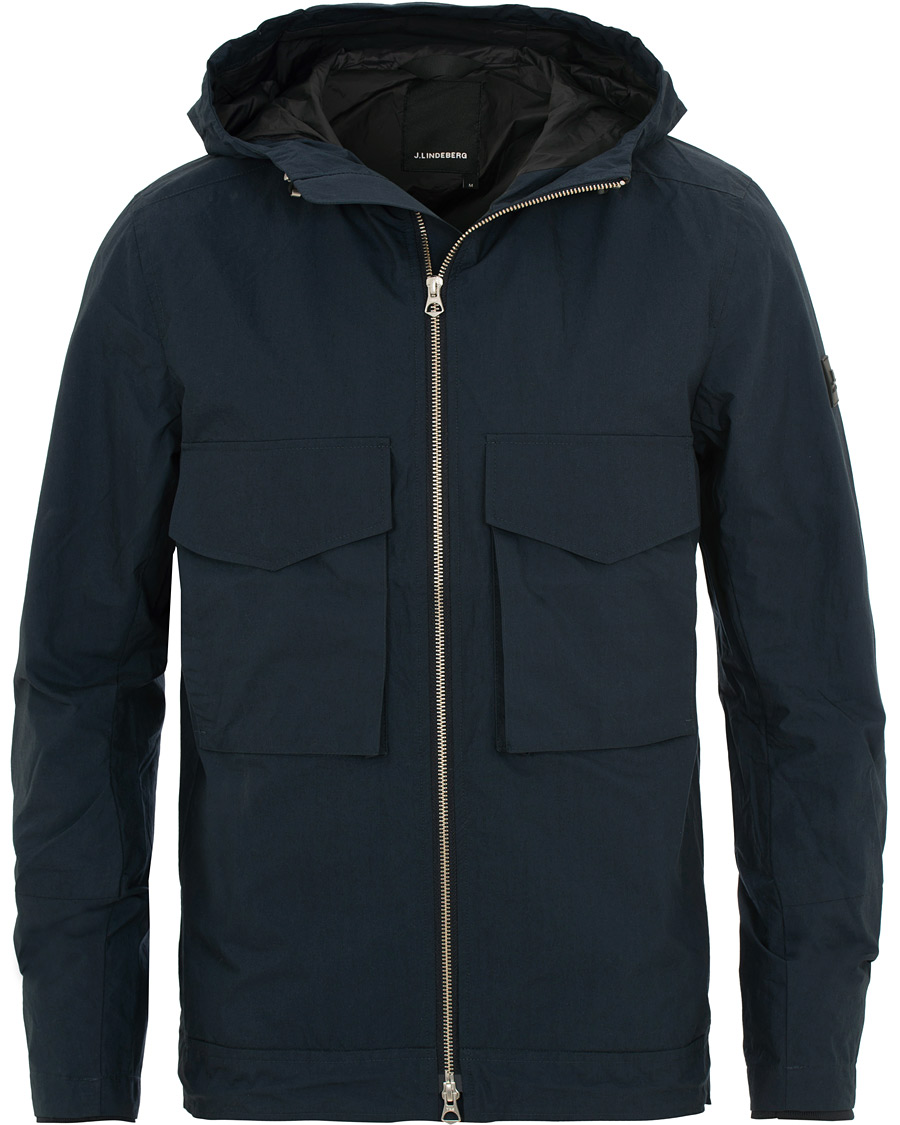 Heren | Jassen | J.Lindeberg | Bass Paper Cony Jacket Navy