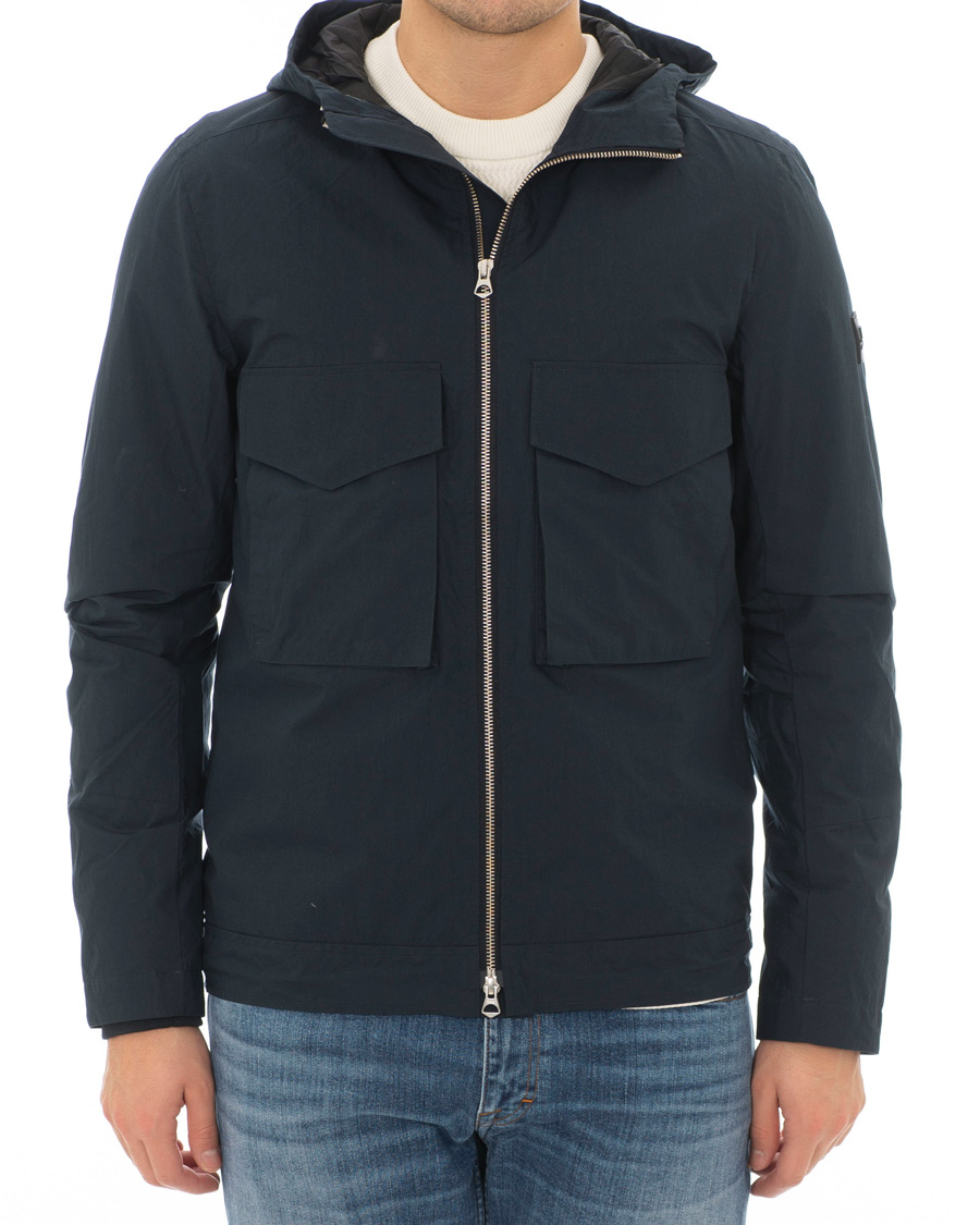 Heren | Jassen | J.Lindeberg | Bass Paper Cony Jacket Navy