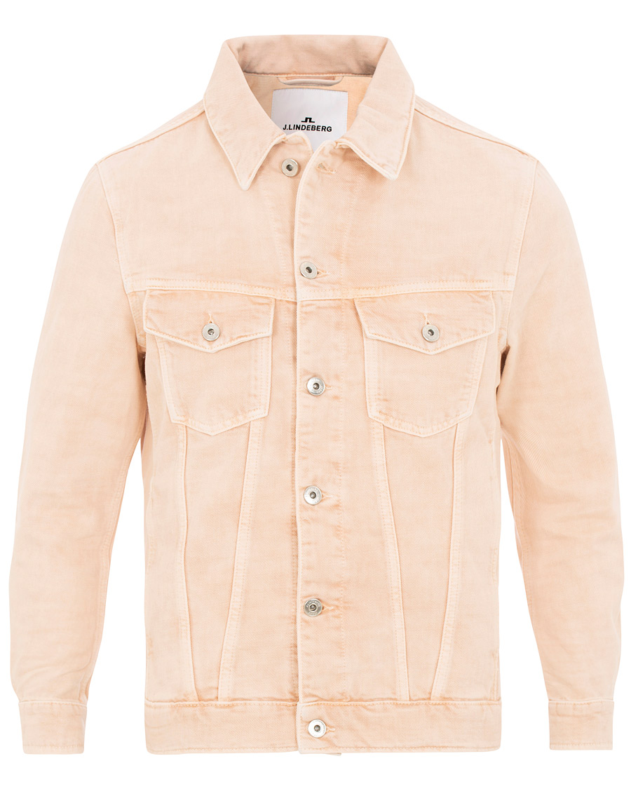 Heren | Jassen | J.Lindeberg | Ran Carlos Denim Jacket Summer Beige