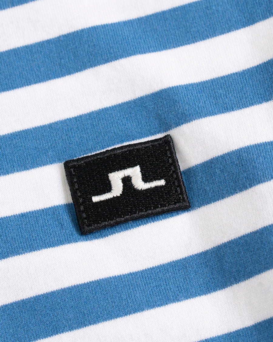 Homme | T-shirts | J.Lindeberg | Charles Stripe Tee Work Blue