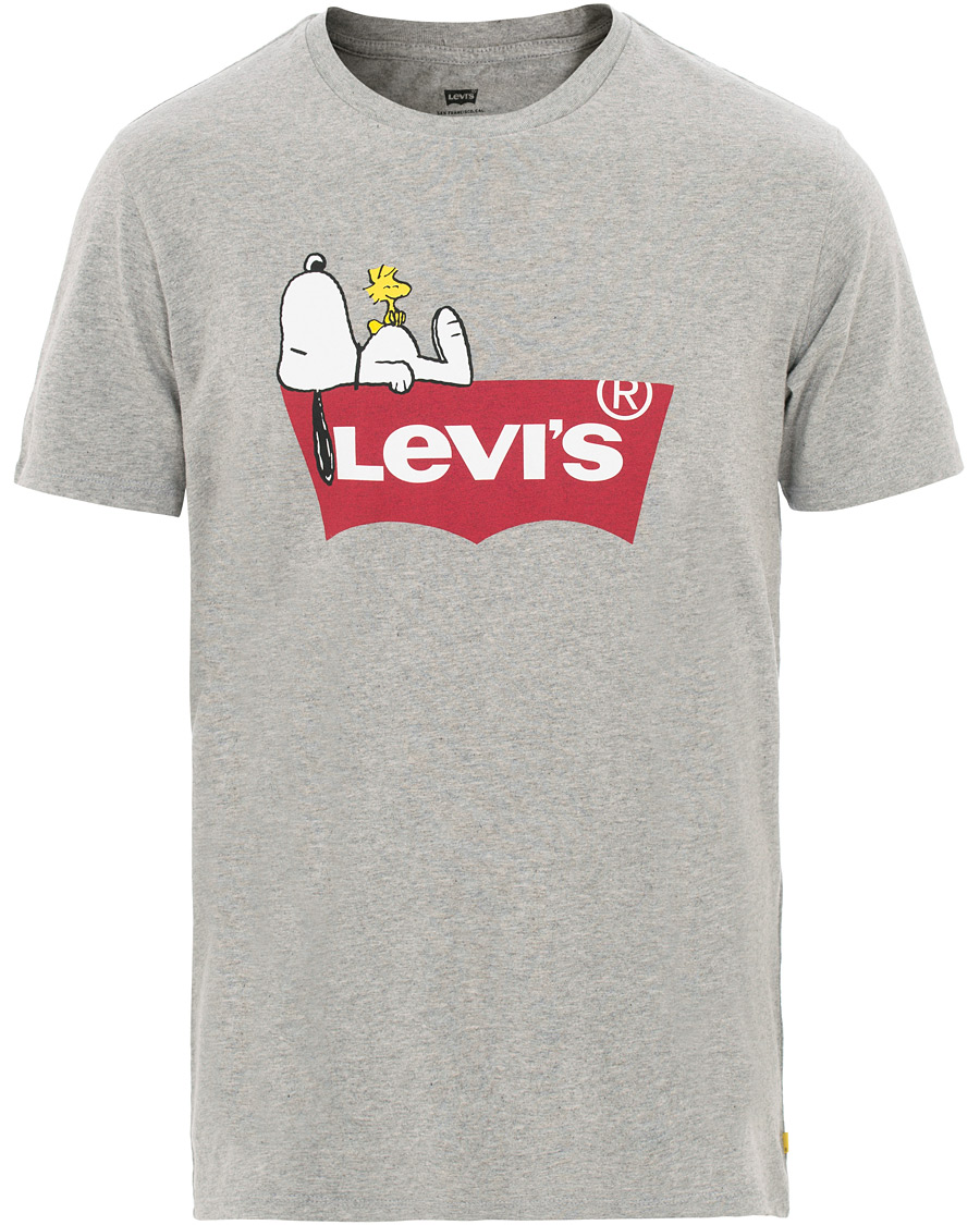 Homme | T-shirts | Levi's | Peanuts Tee Midtone Heather Grey