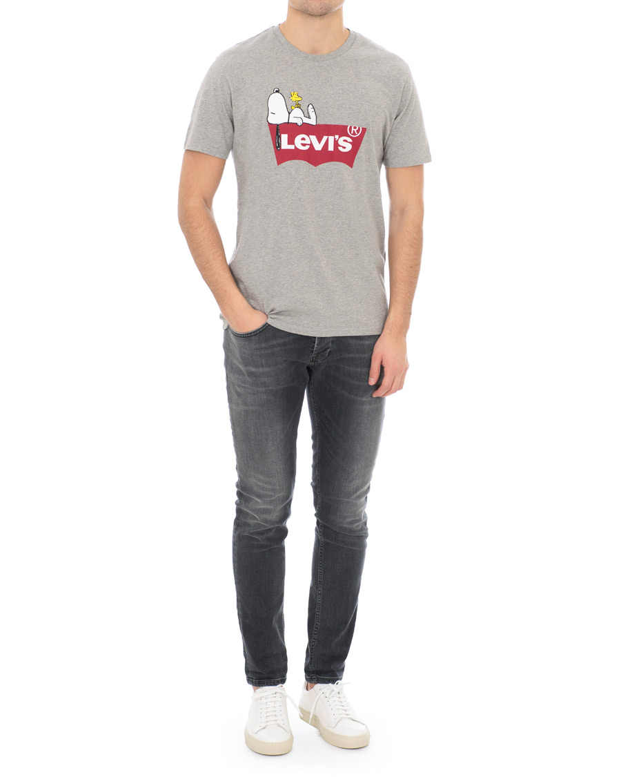 Homme | T-shirts | Levi's | Peanuts Tee Midtone Heather Grey