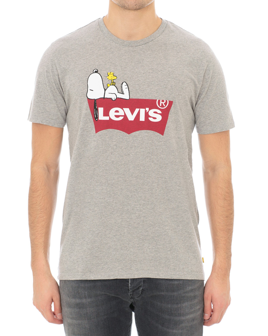 Homme | T-shirts | Levi's | Peanuts Tee Midtone Heather Grey