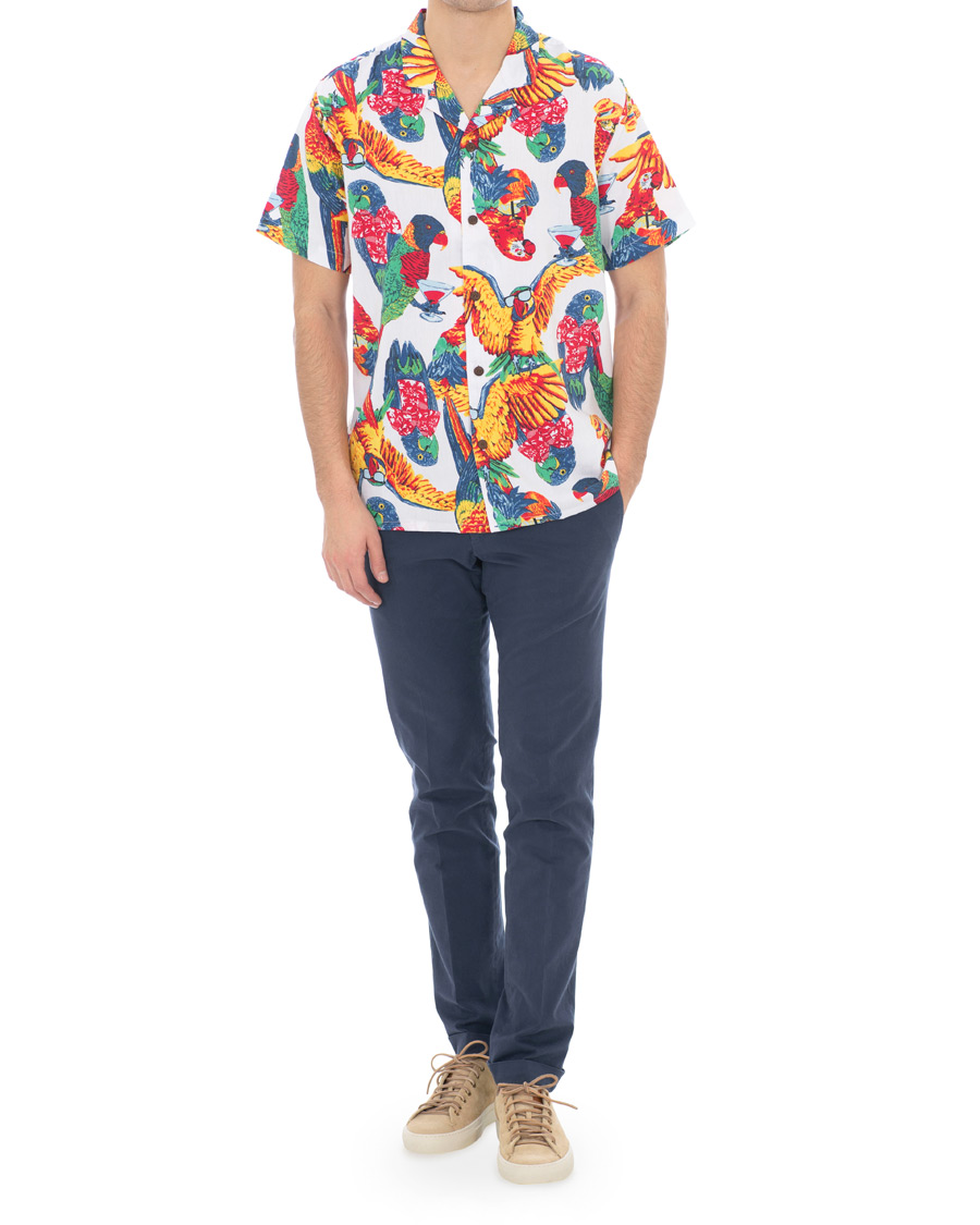 Homme | Chemises | Levi's | Cubano Shirt Parrots Brilliant White