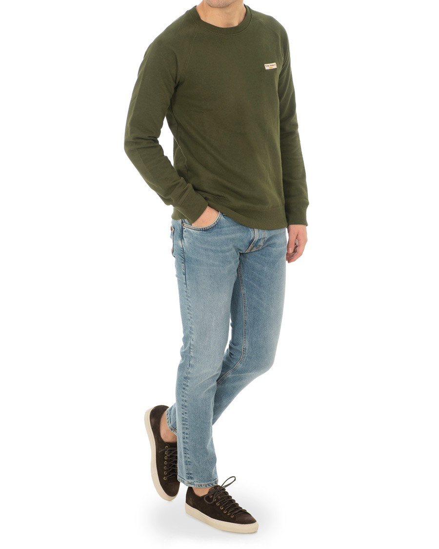 Homme | Jeans | Nudie Jeans | Thin Finn Organic Jeans Light Blue Comfort