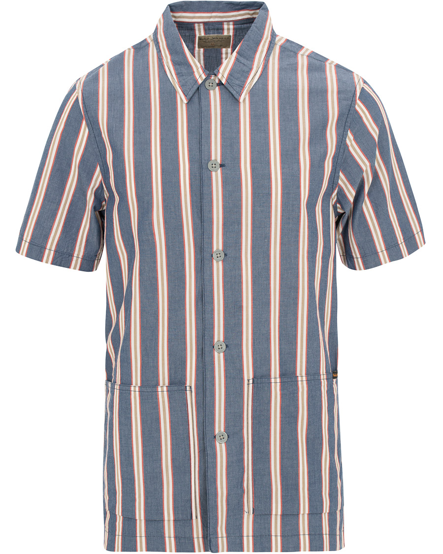 Homme | Chemises | Nudie Jeans | Svante Sleeve Shirt Cuban Stripe
