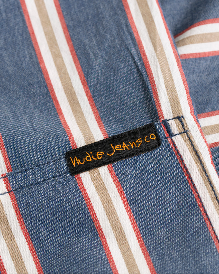 Homme | Chemises | Nudie Jeans | Svante Sleeve Shirt Cuban Stripe