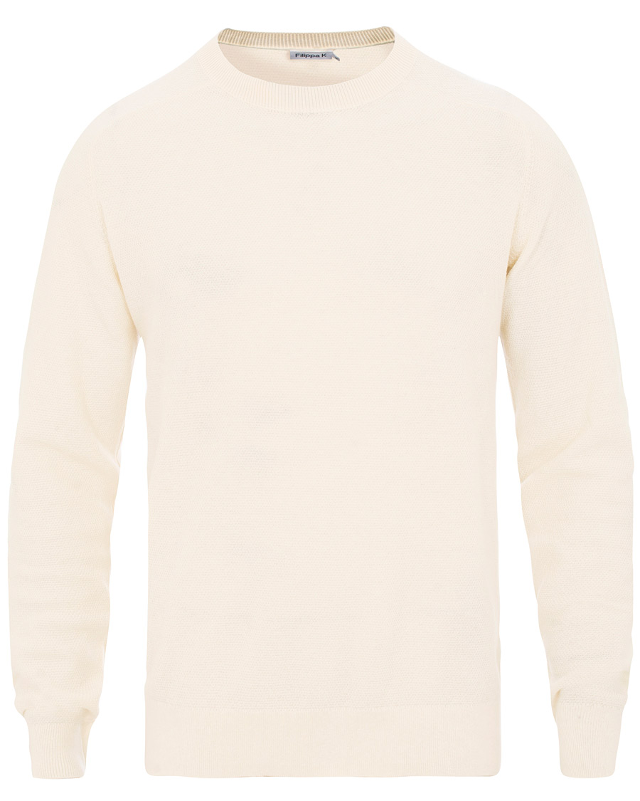 Homme | Pulls Et Tricots | Filippa K | Cotton Merino Mini Structure Panacotta