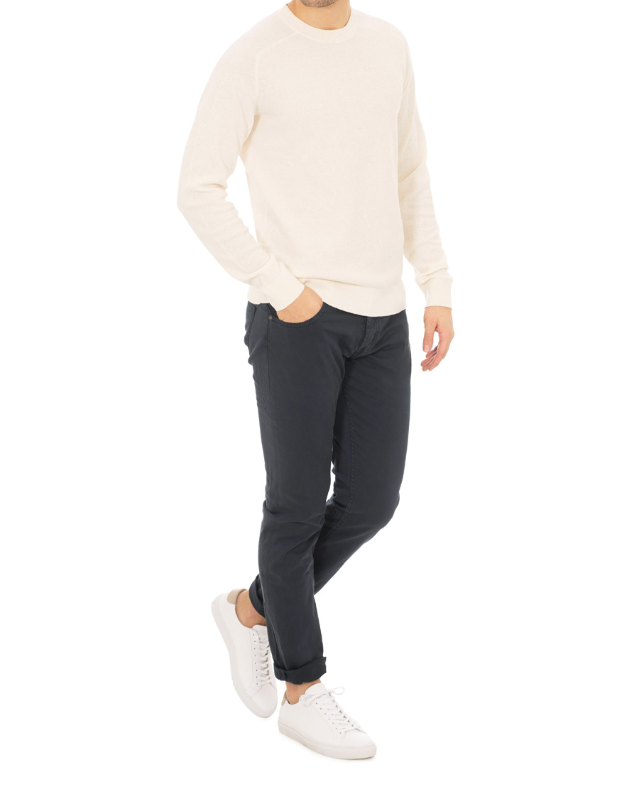 Homme | Pulls Et Tricots | Filippa K | Cotton Merino Mini Structure Panacotta
