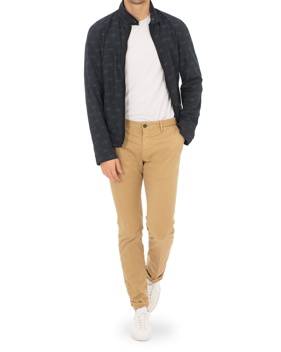 Homme | Manteaux Et Vestes | Etro | Printed Jaguar Bomber Dark Blue