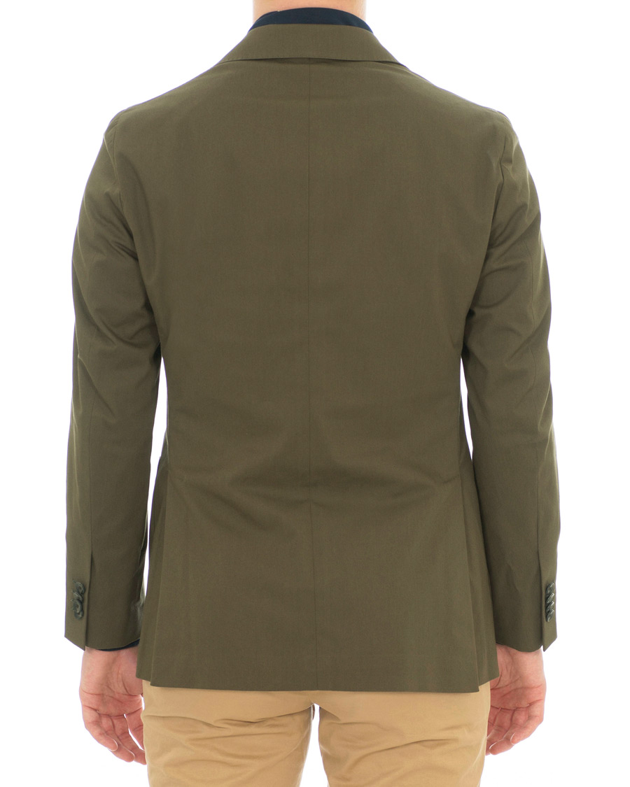 Homme | Blazers | Caruso | Cotton Stretch Blazer Olive Green