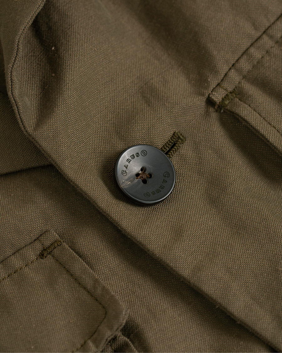 Homme | Manteaux Et Vestes | Caruso | Kruger Field Jacket Military Green
