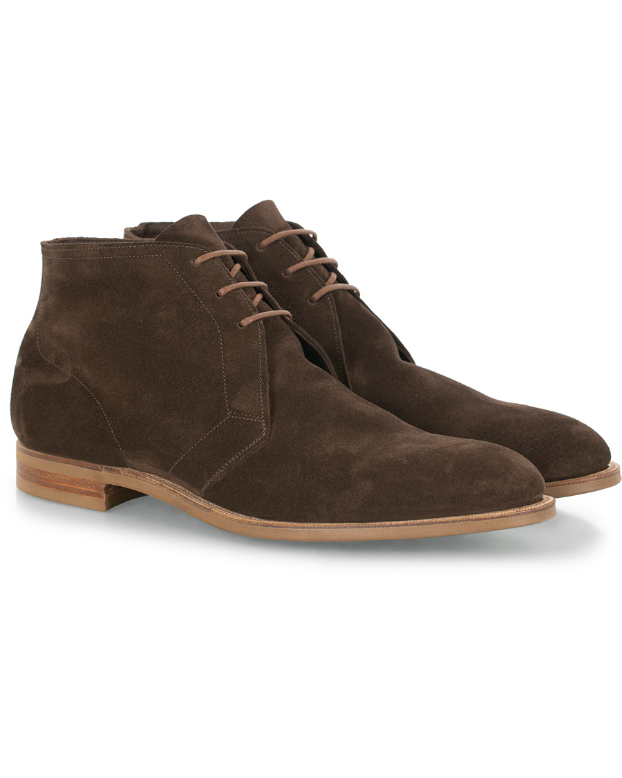 Homme | Edward Green Shanklin Unlined Chukka Boot Mocha Suede | Edward Green | Shanklin Unlined Chukka Boot Mocha Suede
