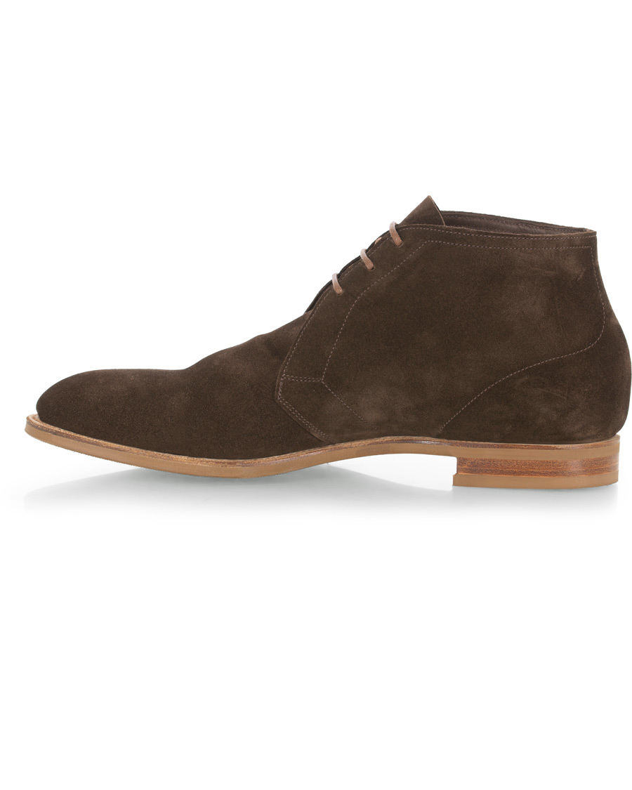 Homme | Edward Green Shanklin Unlined Chukka Boot Mocha Suede | Edward Green | Shanklin Unlined Chukka Boot Mocha Suede