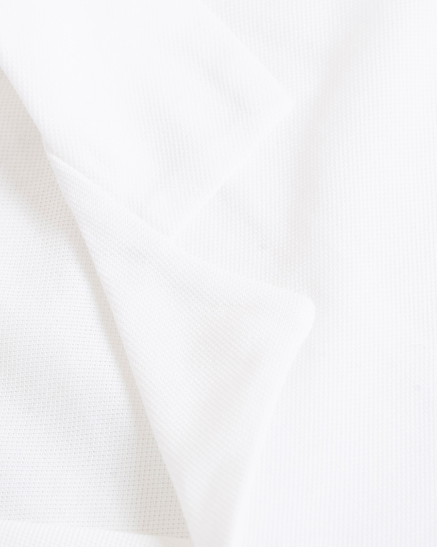 Homme | Chemises | Sunspel | Short Sleeve Pique Shirt White