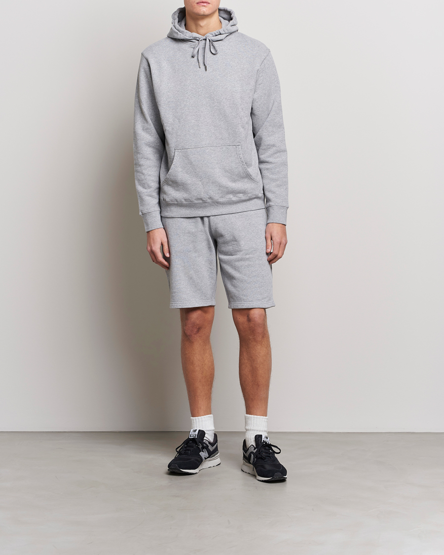 Homme | Shorts | Sunspel | Loopback Shorts Grey Melange