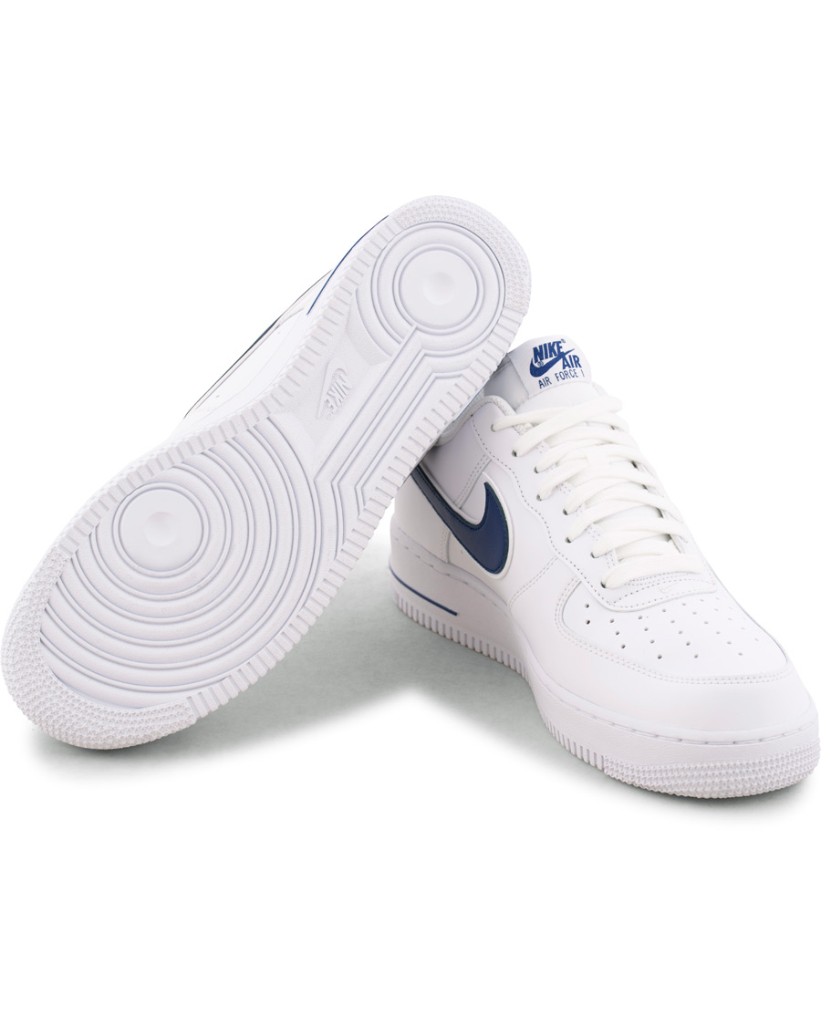 Homme | Nike Air Force Sneaker White/Deep Royal | Nike | Air Force Sneaker White/Deep Royal