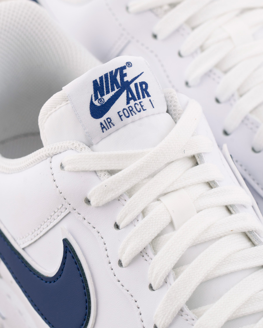 Homme | Nike Air Force Sneaker White/Deep Royal | Nike | Air Force Sneaker White/Deep Royal