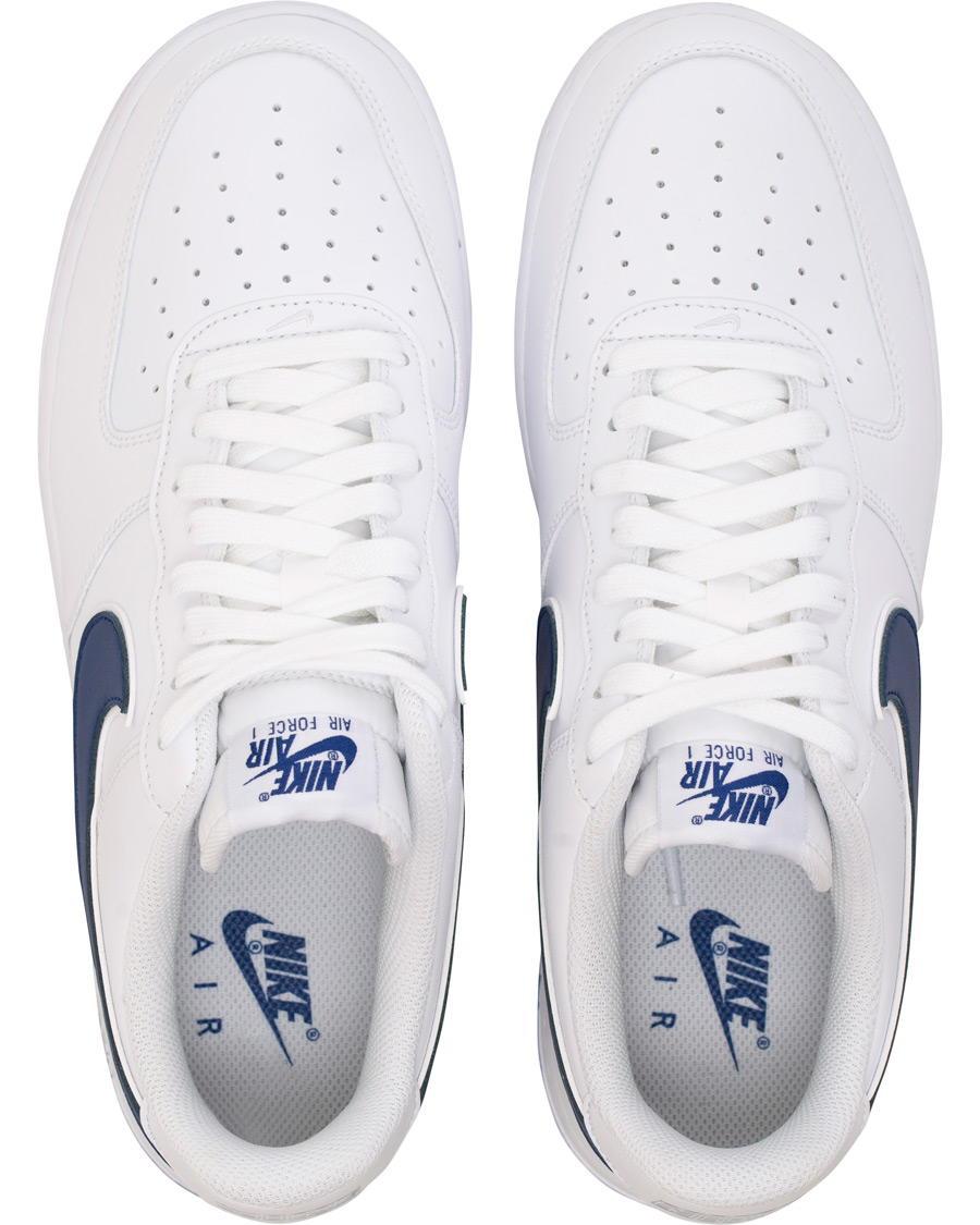 Homme | Nike Air Force Sneaker White/Deep Royal | Nike | Air Force Sneaker White/Deep Royal