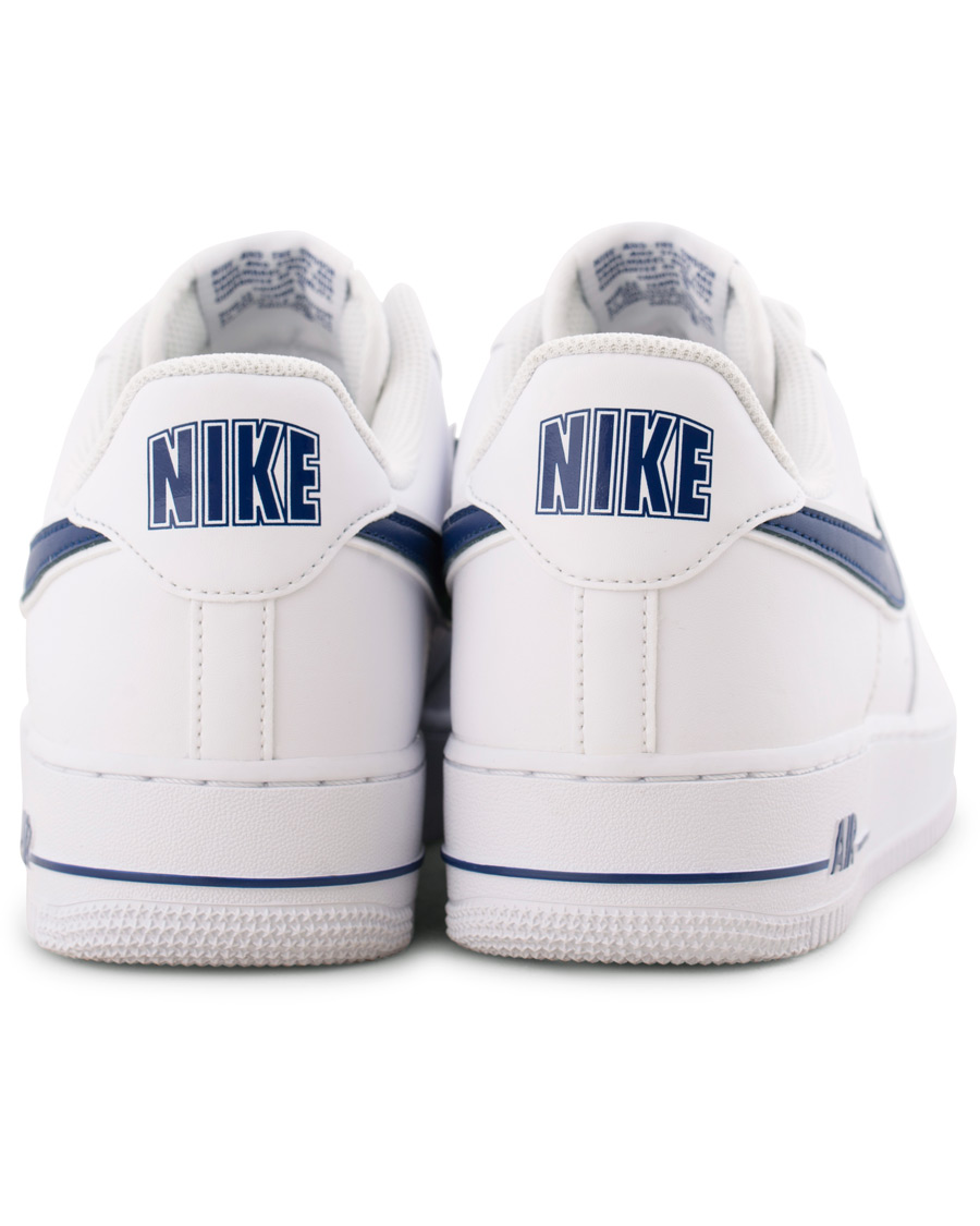 Homme | Nike Air Force Sneaker White/Deep Royal | Nike | Air Force Sneaker White/Deep Royal