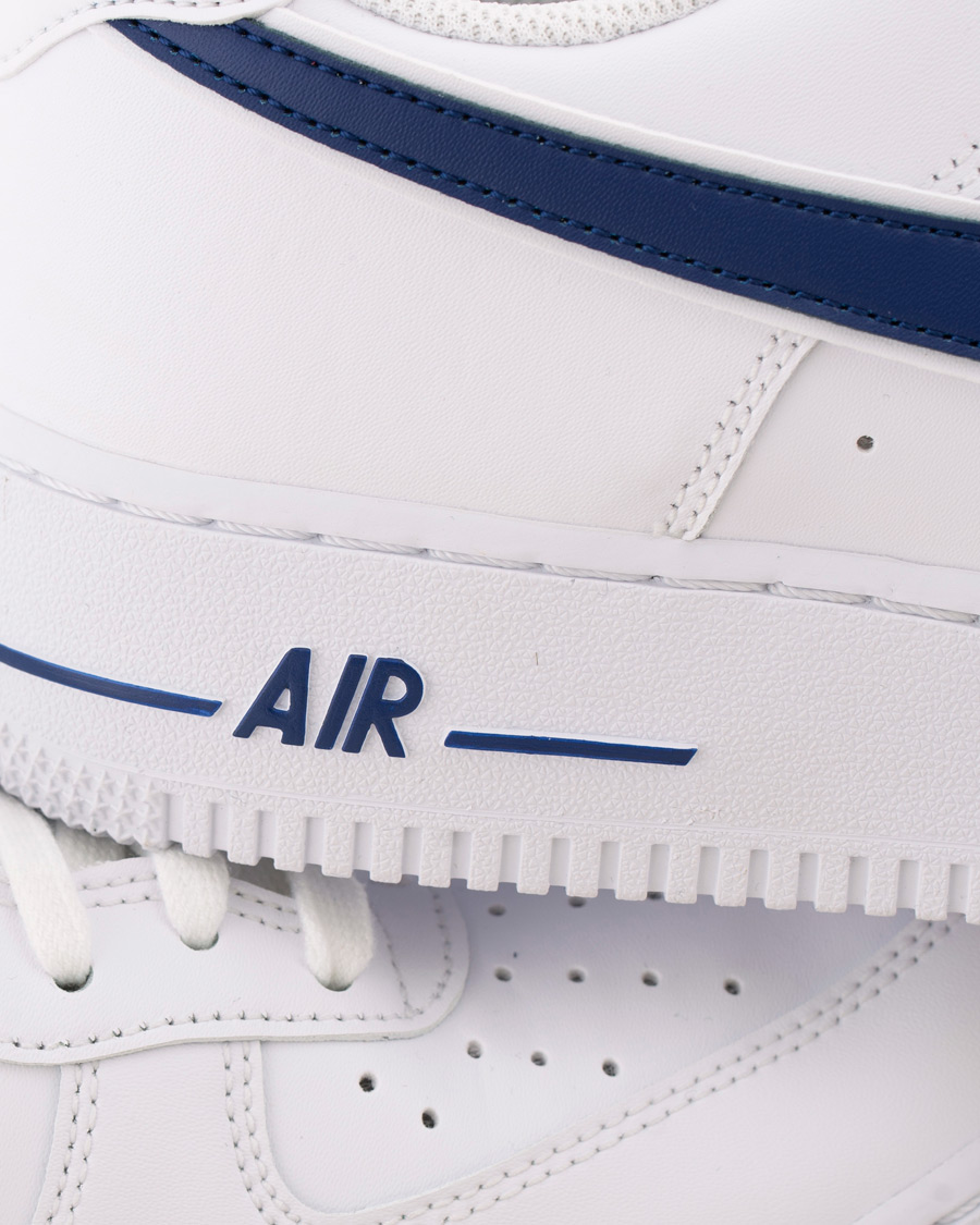 Homme | Nike Air Force Sneaker White/Deep Royal | Nike | Air Force Sneaker White/Deep Royal