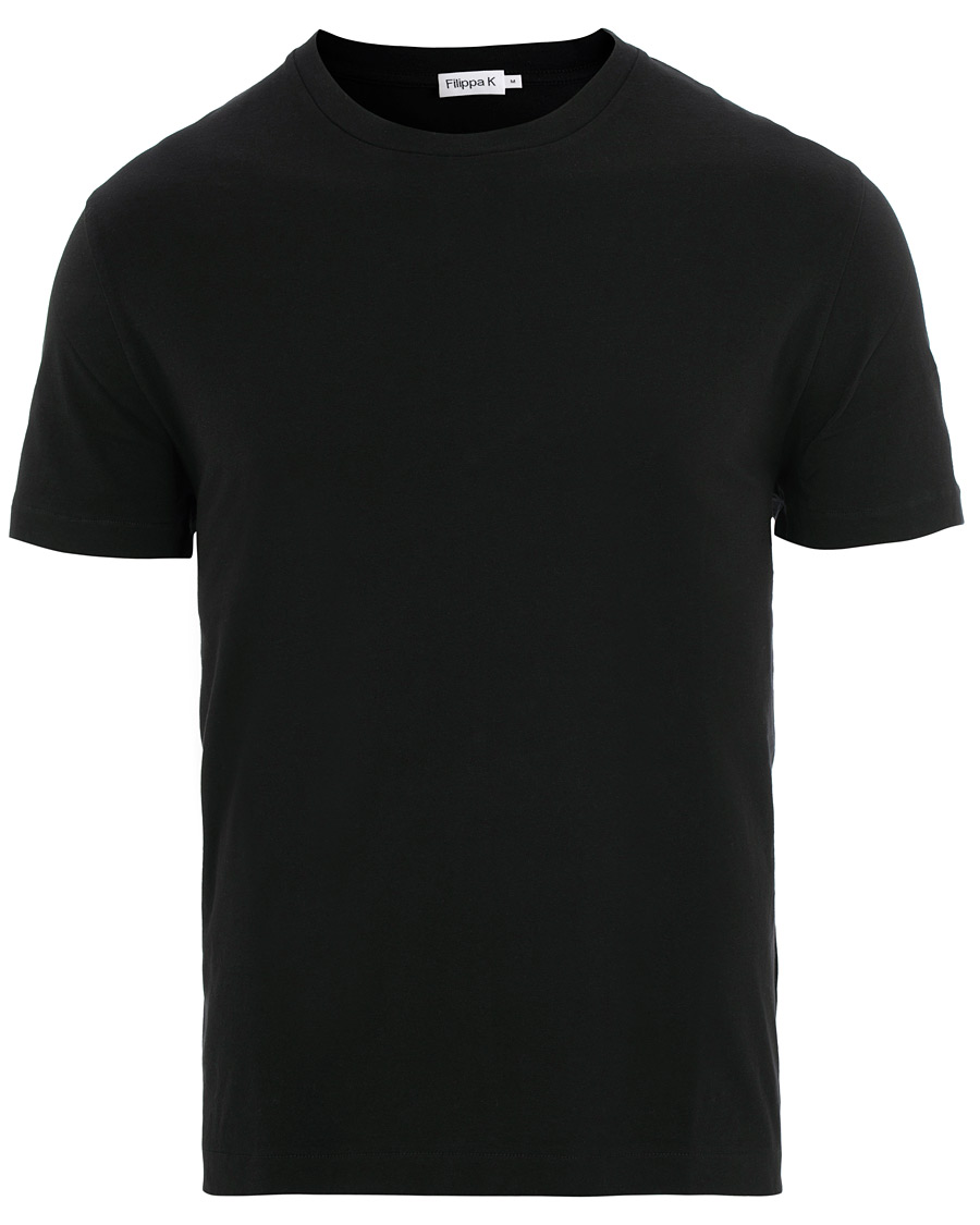 Homme | T-shirts | Filippa K | Single Jersey Regular Tee Black
