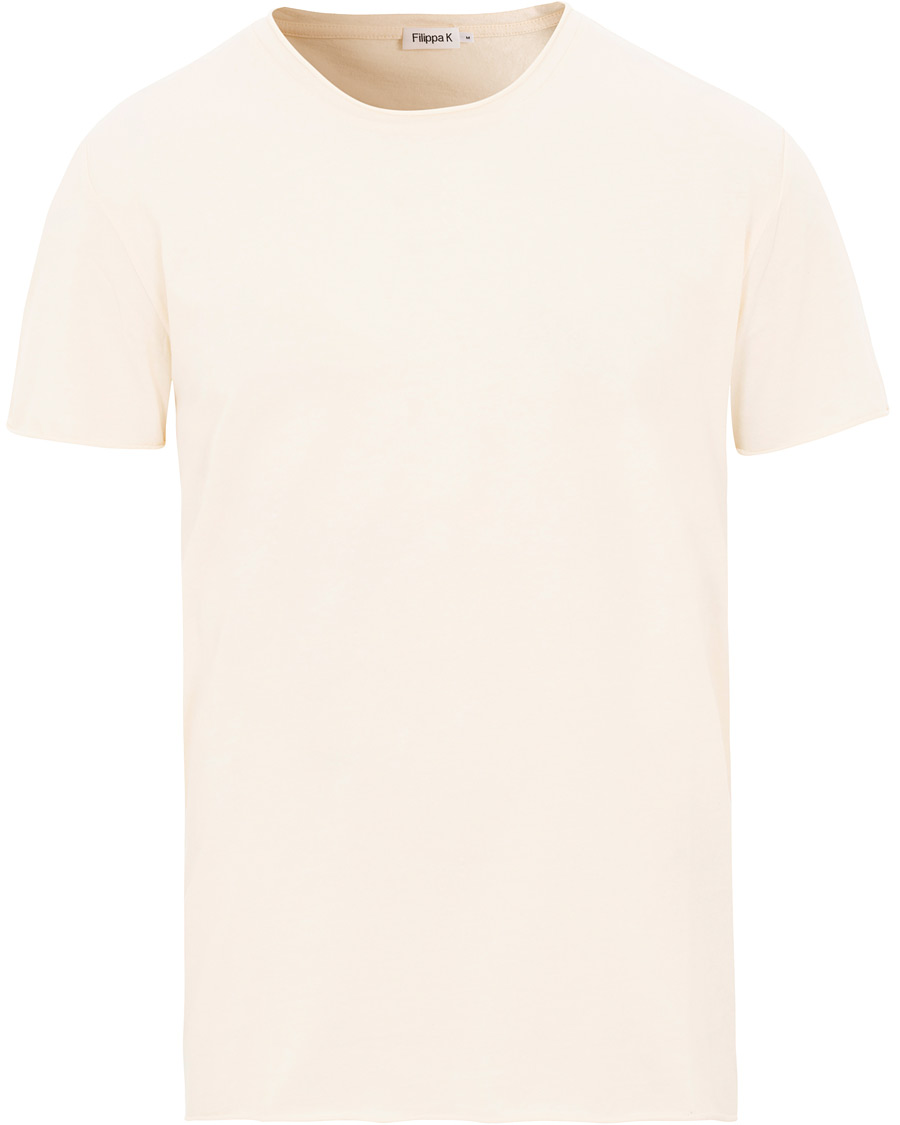 Homme | T-shirts | Filippa K | Roll Neck Tee Panacotta