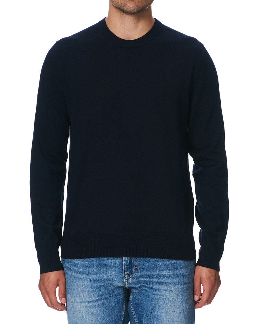 Homme | Pulls Et Tricots | Filippa K | Cotton Merino Basic Sweater Navy