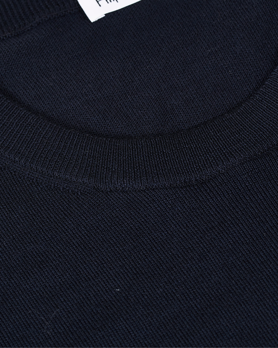 Homme | Pulls Et Tricots | Filippa K | Merino Round Neck Sweater Navy