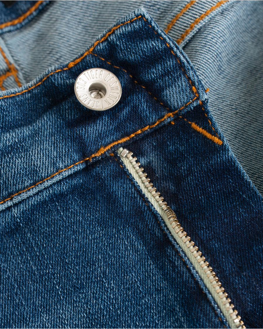 Homme | Jeans | Tiger of Sweden Jeans | Evolve Super Stretch Jeans Medium Blue