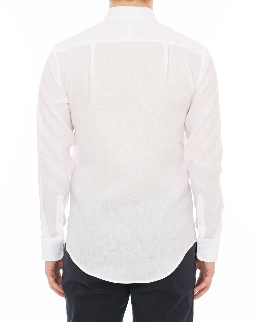 Homme | Chemises | Tiger of Sweden | Fenald Button Down Linen Shirt White