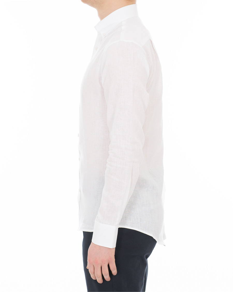 Homme | Chemises | Tiger of Sweden | Fenald Button Down Linen Shirt White