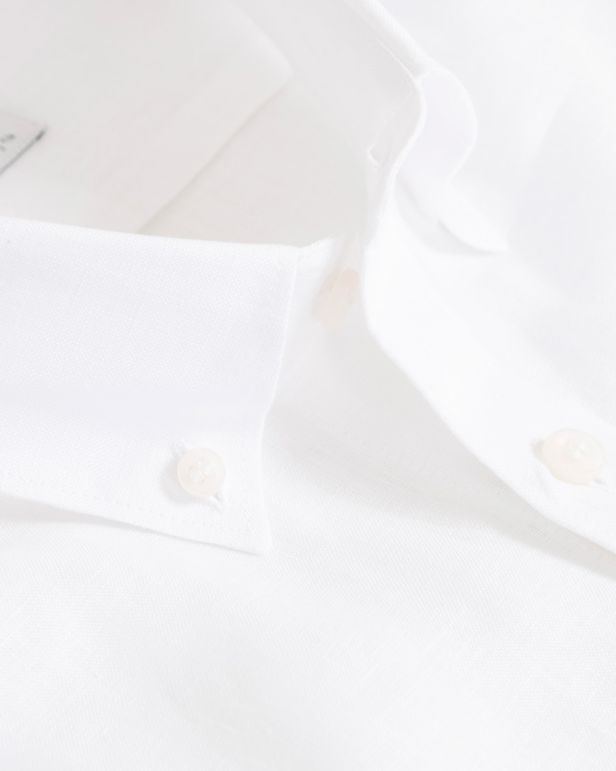 Homme | Chemises | Tiger of Sweden | Fenald Button Down Linen Shirt White