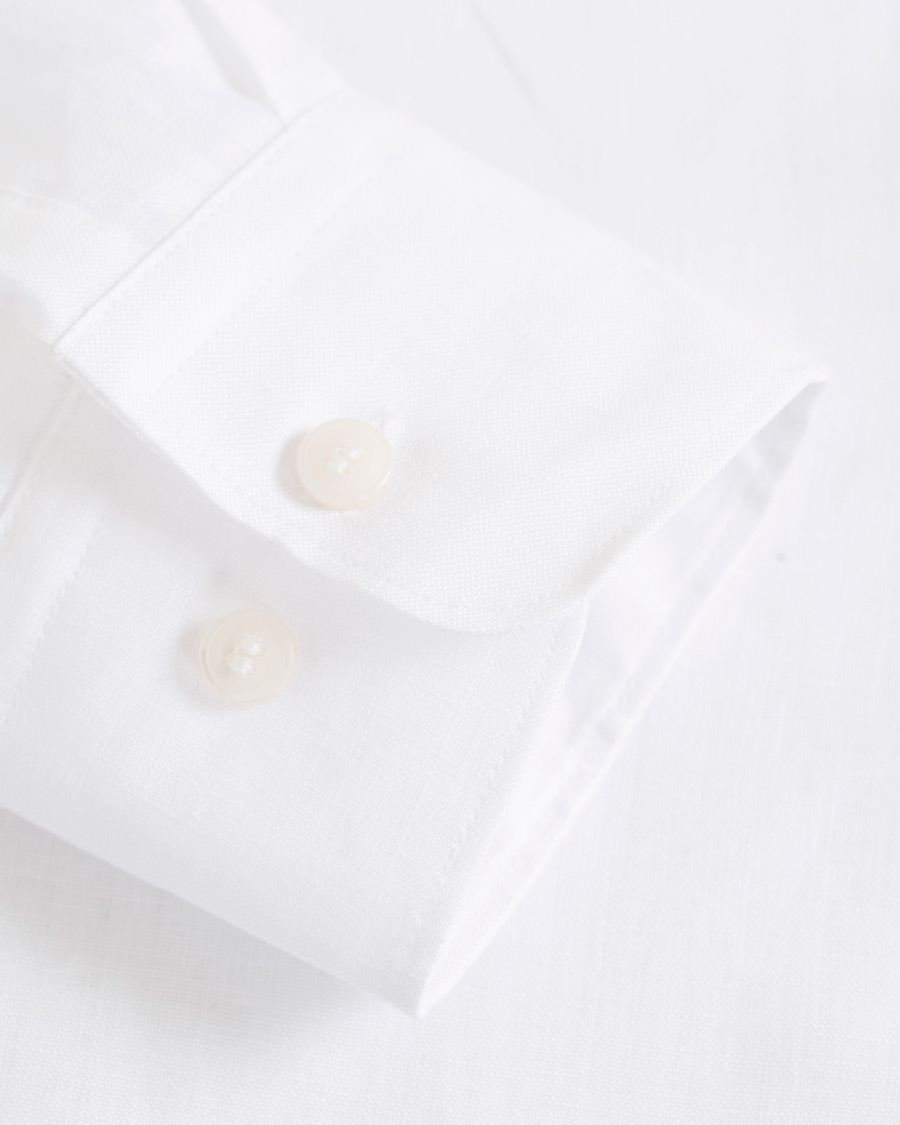 Homme | Chemises | Tiger of Sweden | Fenald Button Down Linen Shirt White