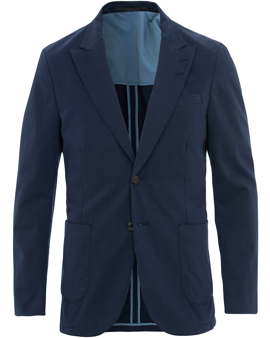 Homme | Blazers | Tiger of Sweden | 1903 Peak Lapel Blazer Blue