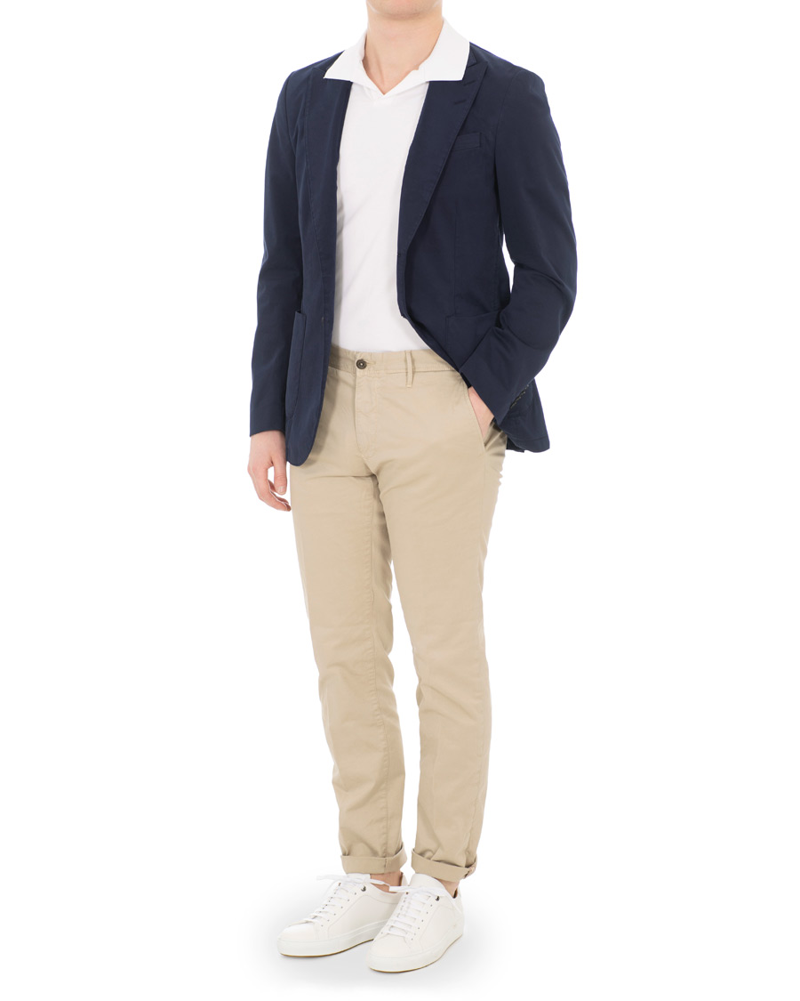 Homme | Blazers | Tiger of Sweden | 1903 Peak Lapel Blazer Blue