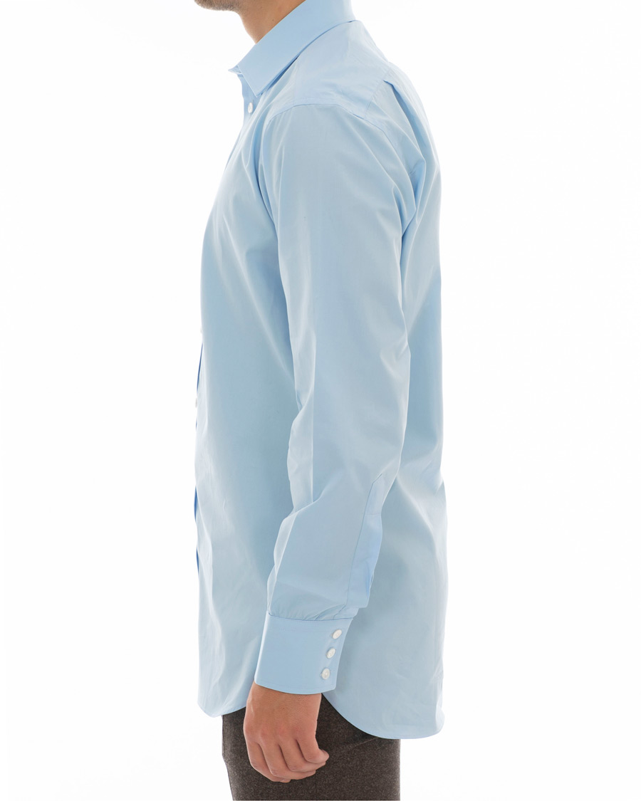 Homme | Chemises | Turnbull & Asser | Regular Fit T&A Collar Poplin Shirt Light Blue