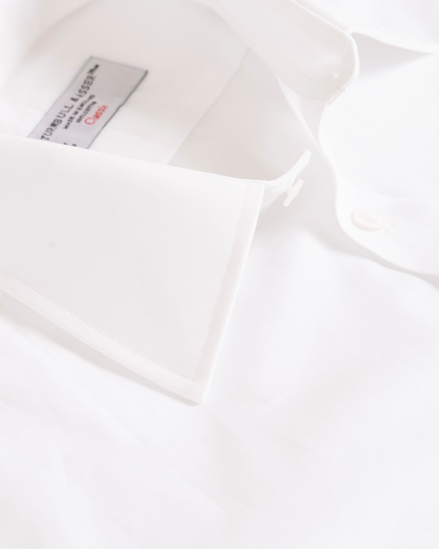 Homme | Chemises | Turnbull & Asser | Regular Fit Double Cuff Poplin Shirt White