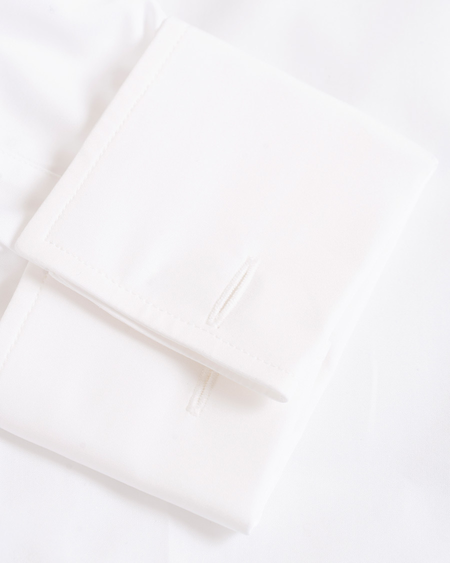 Homme | Chemises | Turnbull & Asser | Regular Fit Double Cuff Poplin Shirt White