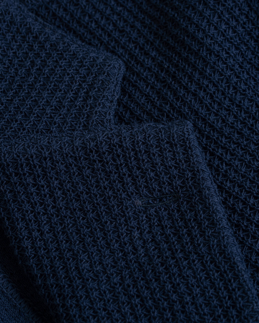 Homme | Blazers | Lardini | Knitted Blazer Blue