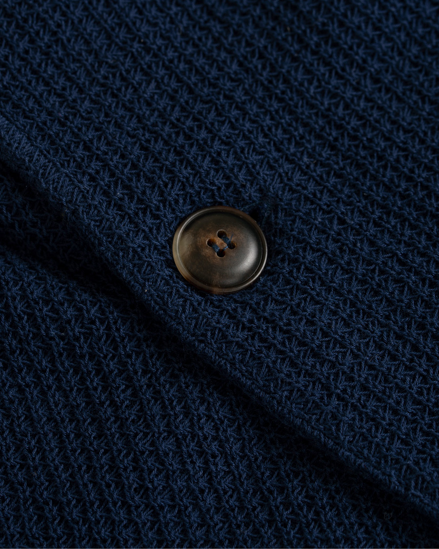 Homme | Blazers | Lardini | Knitted Blazer Blue