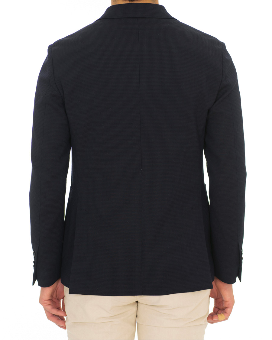 Homme | Blazers | Lardini | Wool Cotton Travel Blazer Navy