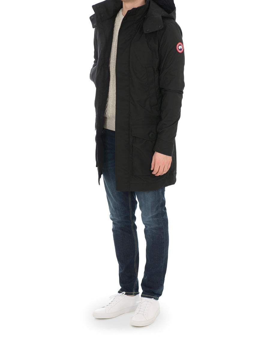 Heren | Jassen | Canada Goose | Crew Trench Black