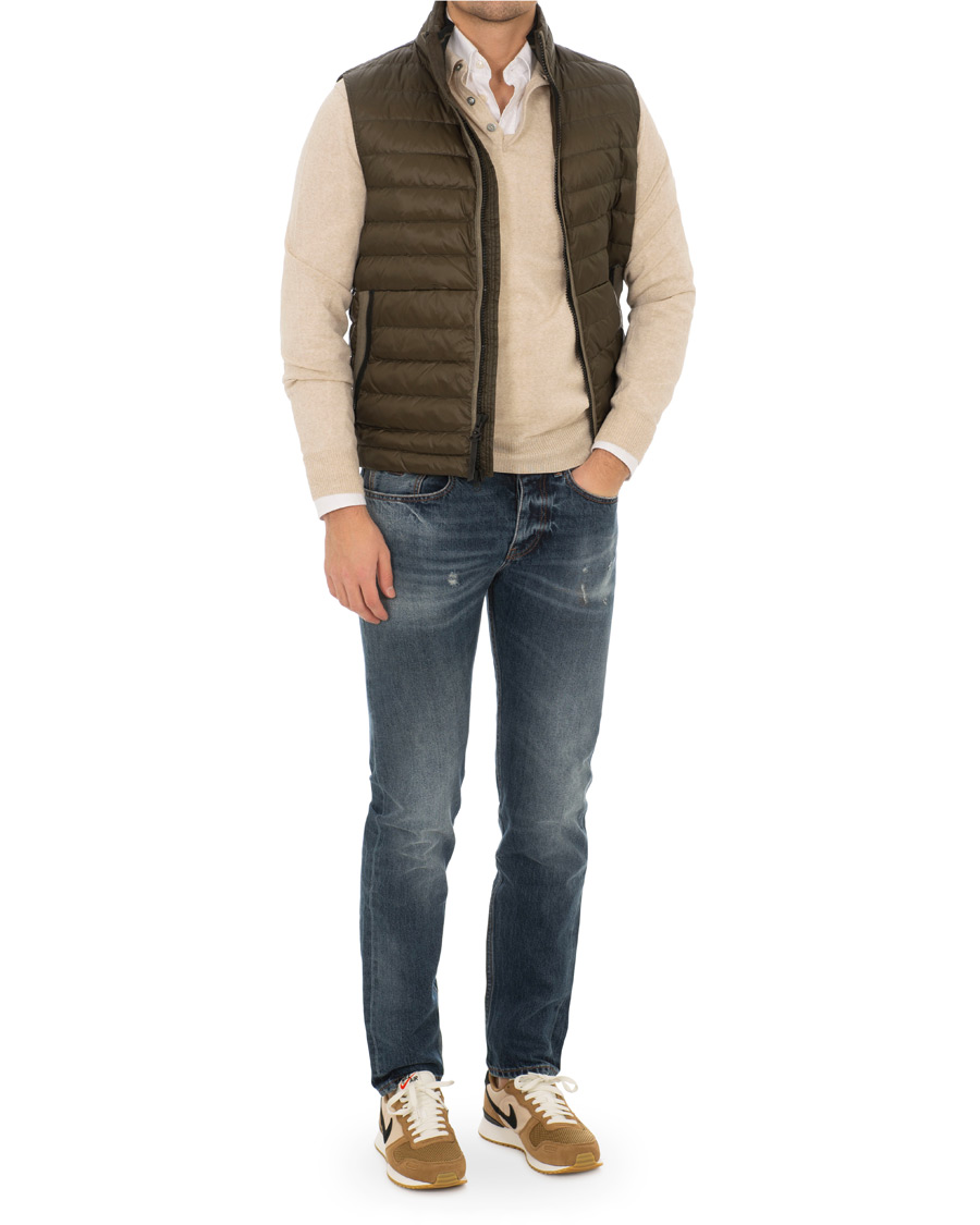 Homme | Manteaux Et Vestes | Woolrich | Bering Lightweight Down Vest Green