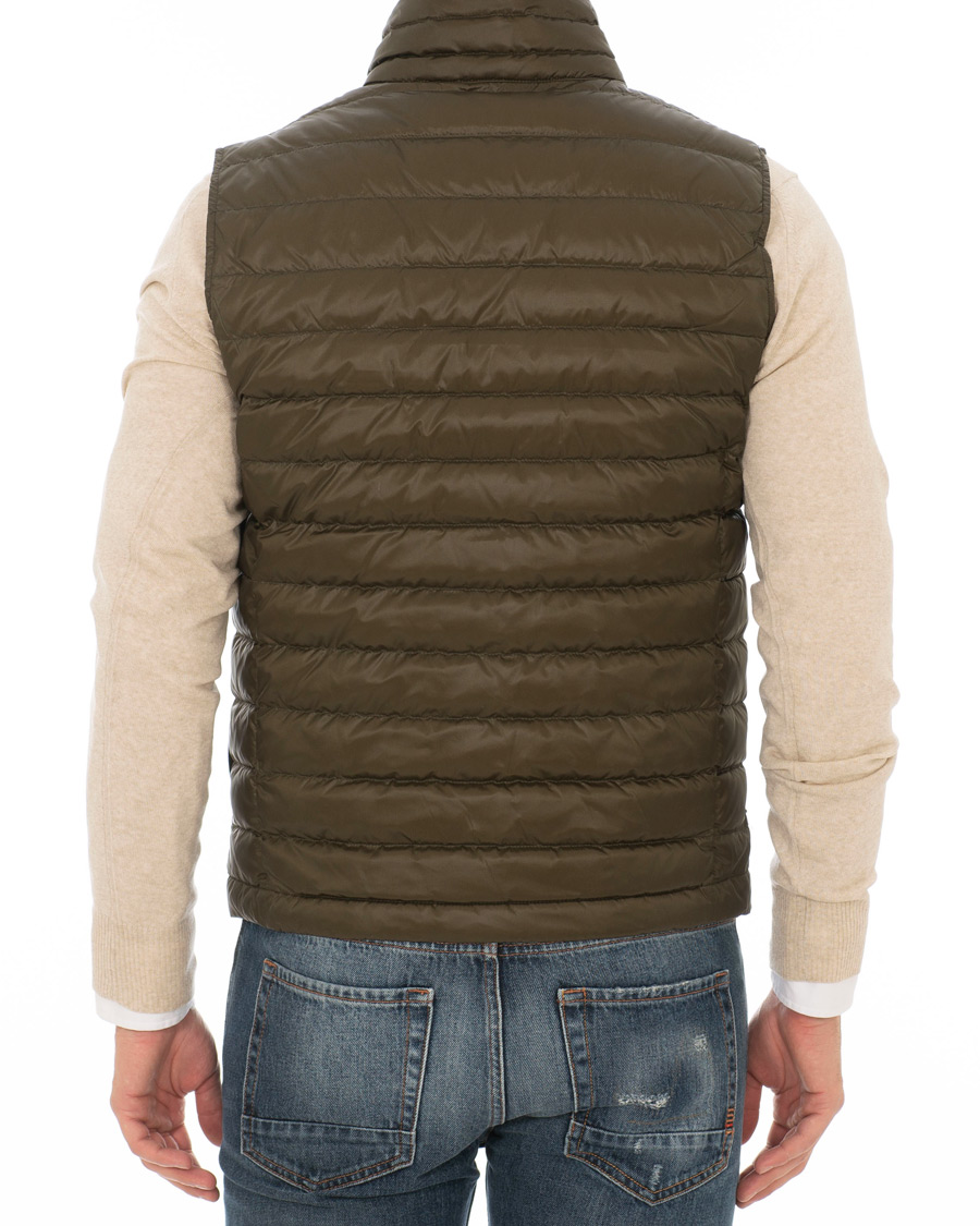 Homme | Manteaux Et Vestes | Woolrich | Bering Lightweight Down Vest Green