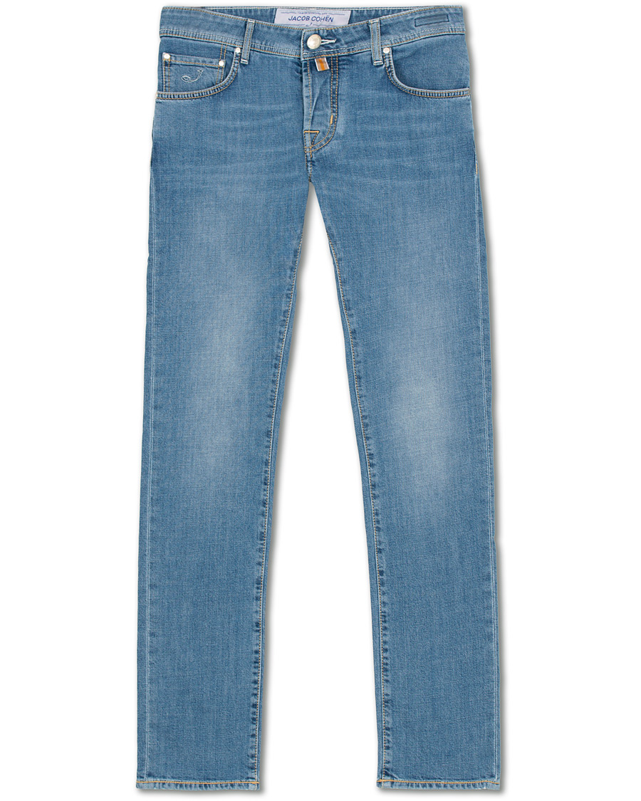 Homme | Jeans | Jacob Cohën | 622 Slim Fit Jeans Light Blue