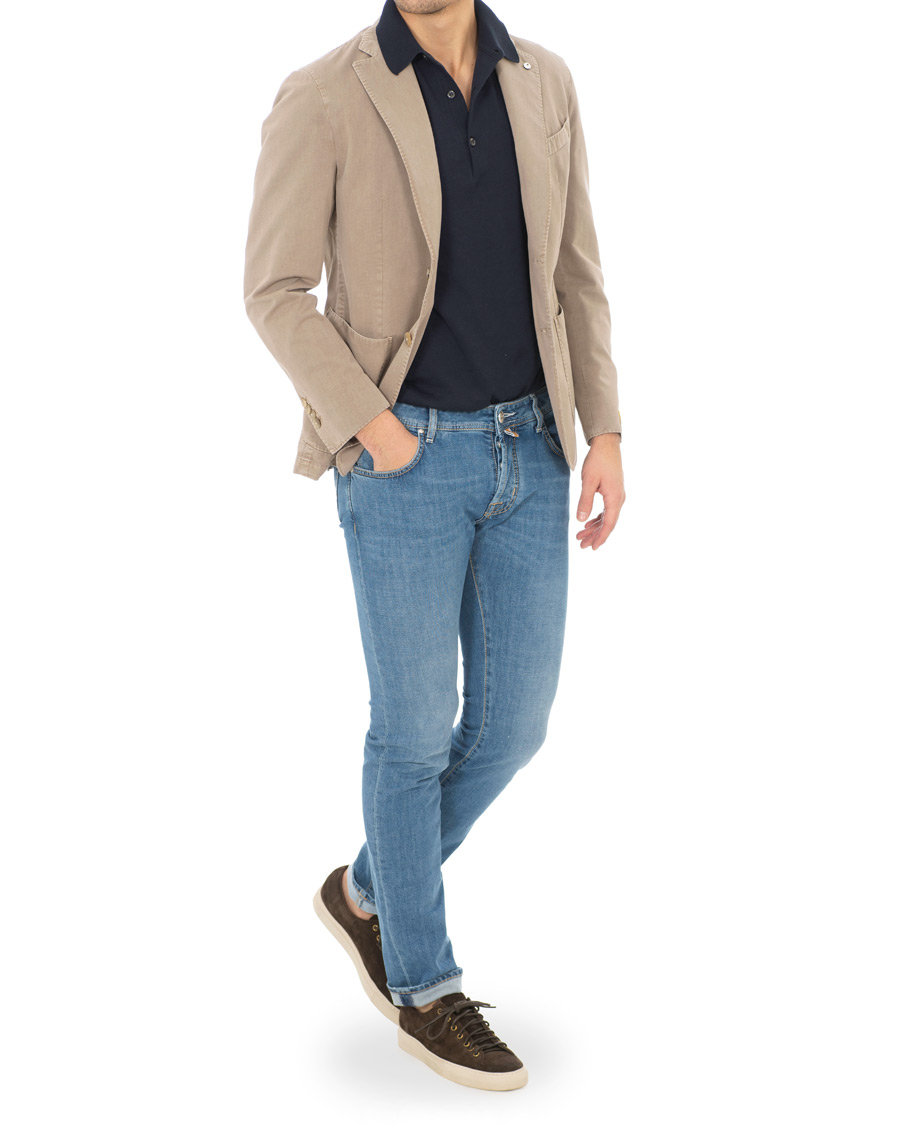 Homme | Jeans | Jacob Cohën | 622 Slim Fit Jeans Light Blue