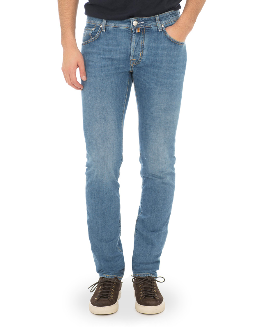 Homme | Jeans | Jacob Cohën | 622 Slim Fit Jeans Light Blue